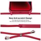 Mobigear Lanyard iPhone 14 Plus Silikon Handykette - Weinrot