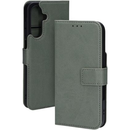 Mobiparts Classic Wallet Samsung Galaxy A26 MagSafe Hülle Klapphülle - Stone Green
