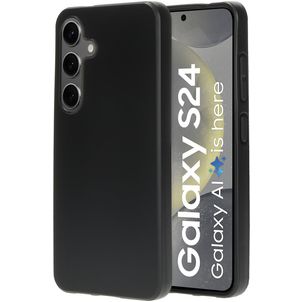 Mobiparts Classic Samsung Galaxy S24 Hülle Flexibles TPU Backcover - Matt Black