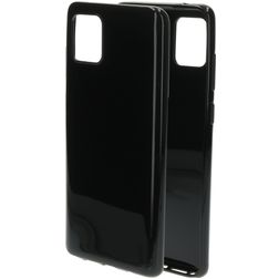 Mobiparts Classic Samsung Galaxy Note 10 Lite Hülle Flexibles TPU Backcover - Schwarz