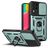 Mobigear Armor Ring Cam Slide Samsung Galaxy M53 Hülle Hardcase Backcover Stoßfest mit Ringhalter - Grün