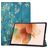 Mobigear Tri-Fold Samsung Galaxy Tab S7 FE Hülle Klapphülle - Mandelblüten