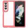 Mobigear Crystal Samsung Galaxy Z Fold 4 Hülle Hardcase Backcover - Transparent / Rot
