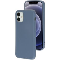Mobiparts iPhone 12 Mini Silikon Hülle Backcover - Royal Grey