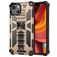 Mobigear Armor Stand iPhone 13 Pro Hülle Hardcase Backcover Stoßfest mit Ständer - Gold