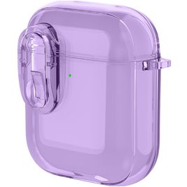 Mobigear Crystal Clip Apple AirPods 2 Hardcase Hülle - Lila