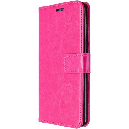 Mobigear Wallet Samsung Galaxy A51 Hülle Klapphülle Geldbörse - Pink