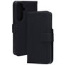Mobiparts Wallet Samsung Galaxy S26 Plus Hülle Echtes Leder Klapphülle Geldbörse - Schwarz