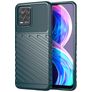 Mobigear Groove Realme 8 Hülle Flexibles TPU Backcover - Grün