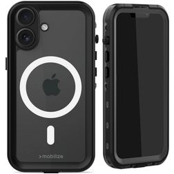 Mobilize Waterproof iPhone 16 Wasserdicht MagSafe Hülle Hardcase Backcover - Schwarz