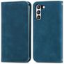 Mobigear Retro Slim Samsung Galaxy S21 FE Hülle Klapphülle Geldbörse - Blau