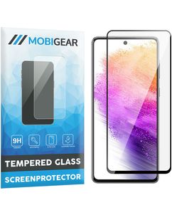Mobigear Premium Samsung Galaxy A53 Panzerglas Gehärtetes Glas Displayschutz - Hüllenfreundlich - Schwarz
