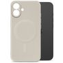 My Style Protective Flex iPhone 16 Plus MagSafe Hülle Flexibles TPU Backcover - Antique White