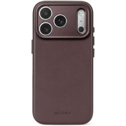 Decoded iPhone 18 Pro Max MagSafe Hülle Echtes Leder Backcover Stoßfest - Chocolat Brown