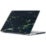 Mobigear Marble MacBook Air 15 Zoll (2023-2026) Hardcase Hülle MacBook Case - Schwarz / Braun - Model A2941 / A3114 / A3241 / A3448
