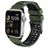 Mobigear Aero Armor Silikon Apple Watch Armband Dornschließe - 49/46/45/44 mm - Armeegrün