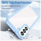 Mobigear Crystal Samsung Galaxy S23 Hülle Hardcase Backcover - Transparent / Blau