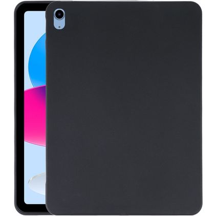 Mobigear Basics Dünne iPad 11 (2025) Hülle Flexibles TPU Backcover - Schwarz