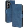 Mobiparts Classic Wallet Samsung Galaxy S24 Hülle Klapphülle Geldbörse - Steel Blue