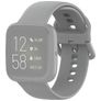 Mobigear Sport Buckle Silikon Fitbit Versa Lite Armband Dornschließe - Grau