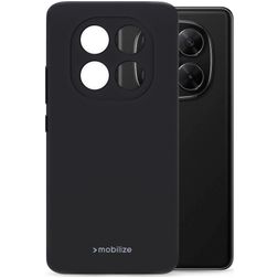Mobilize Rubber Gelly Xiaomi Redmi Note 14 Pro 5G Hülle Flexibles TPU Backcover - Schwarz
