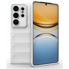 Mobigear Bumpy Samsung Galaxy S26 Ultra Hülle Flexibles TPU Backcover - Weiß