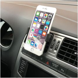 Mobigear Essentials Autohalterung Lüftungsgitter Klemme Universal - Schwarz