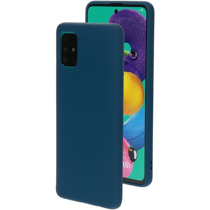 Mobiparts Samsung Galaxy A51 Silikon Backcover - Blueberry Blue