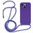 Mobigear Lanyard iPhone 14 Silikon Handykette - Lila