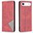 Mobigear Rhombus Slim iPhone Air Hülle Klapphülle - Rot