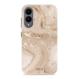 MIO Samsung Galaxy S25 Edge MagSafe Hülle Hardcase Backcover - Rose Gold Marble
