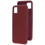 Mobiparts Samsung Galaxy A22 5G Silikon Hülle Backcover - Plum Red