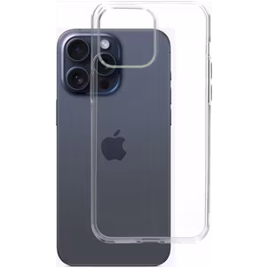 Mobiparts Classic Durchsichtig iPhone 15 Pro Max Hülle Flexibles TPU Backcover - Transparent