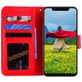Mobigear Wallet Xiaomi Mi 8 SE Hülle Klapphülle Geldbörse - Rot