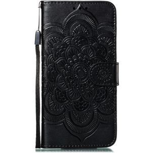 Mobigear Mandala iPhone 11 Hülle Klapphülle Geldbörse - Schwarz