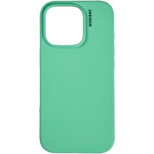 Nudient Base iPhone 16 Pro Max Silikon Hülle Backcover - Mint Green