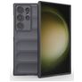 Mobigear Bumpy Samsung Galaxy S24 Ultra Hülle Flexibles TPU Backcover - Grau