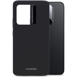 Mobilize Rubber Gelly Xiaomi 14 Hülle Flexibles TPU Backcover - Matt Black