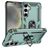 Mobigear Armor ring Samsung Galaxy S25 Plus Hülle Hardcase Backcover Stoßfest mit Ringhalter - Grün