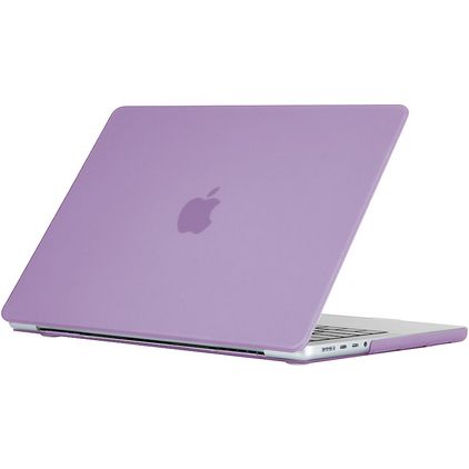 Mobigear Matte MacBook Pro 14 Zoll (2021-2026) Hardcase Hülle MacBook Case - Lila - Model A2442 / A2779 / A2918 / A2992 / A3401 / A3112 / A3434 / A3427 / A3426