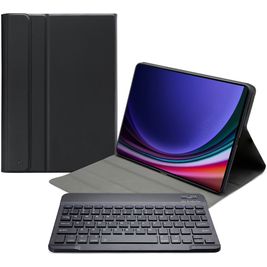 Mobilize Detachable Bluetooth Keyboard Samsung Galaxy Tab S9 FE Hülle QWERTY Bluetooth Tastatur Klapphülle - Schwarz