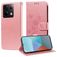 Mobigear Flowers POCO X6 Hülle Klapphülle Geldbörse - Roségold