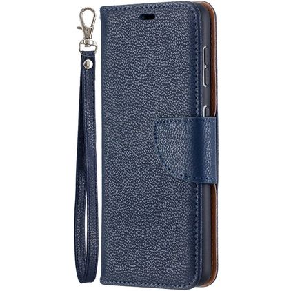 Mobigear Excellent Samsung Galaxy S21 Hülle Klapphülle Geldbörse - Blau