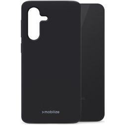 Mobilize Rubber Gelly Samsung Galaxy A27 Hülle Flexibles TPU Backcover - Schwarz