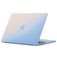 Mobigear Rainbow Matte MacBook Air 15 Zoll (2023-2026) Hardcase Hülle MacBook Case - Blau - Model A2941 / A3114 / A3241 / A3448
