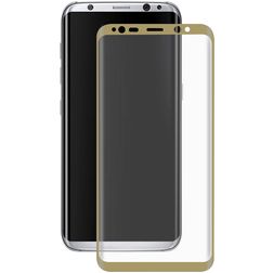Mobigear Curved Samsung Galaxy S8 Plus Panzerglas Displayschutz - Gold