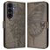 Mobigear Butterfly Samsung Galaxy S26 FE Hülle Klapphülle Geldbörse - Grau