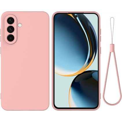 Mobigear Rubber Touch Samsung Galaxy S26 Plus Silikon Hülle Backcover - Pink