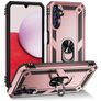 Mobigear Armor Ring Samsung Galaxy A14 Hardcase Backcover Shockproof mit Ringhalter - Roségold