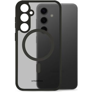 Mobilize Hybrid Samsung Galaxy S24 FE MagSafe Hülle Hardcase Backcover Stoßfest - Schwarz